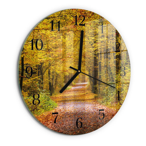 Reloj de pared redondo Sendero forestal