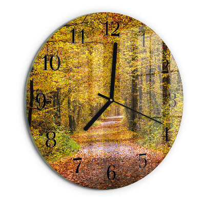 Reloj de pared redondo Sendero forestal