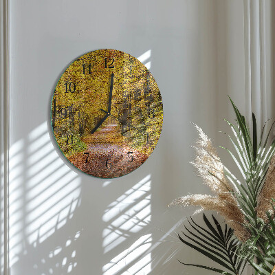 Reloj de pared redondo Sendero forestal