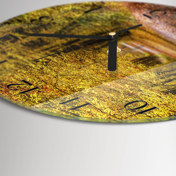 Reloj de pared redondo Sendero forestal