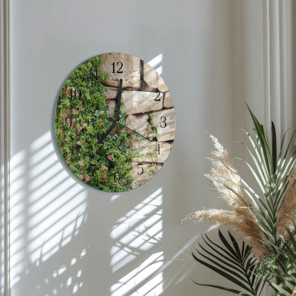 Reloj de pared redondo Piedras naturales