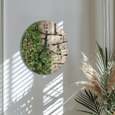 Reloj de pared redondo Piedras naturales