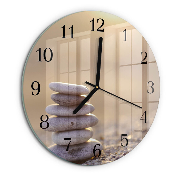 Reloj de pared redondo Piedras