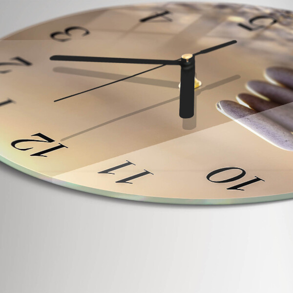 Reloj de pared redondo Piedras