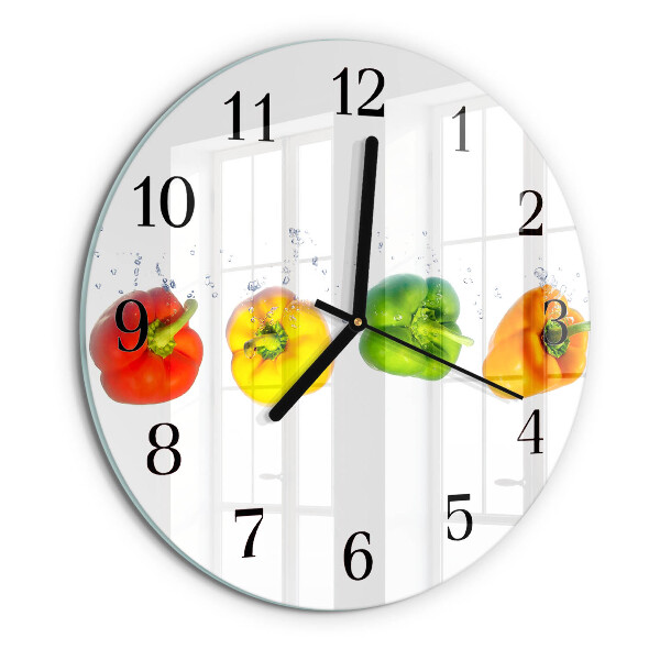 Reloj de pared redondo Pimienta