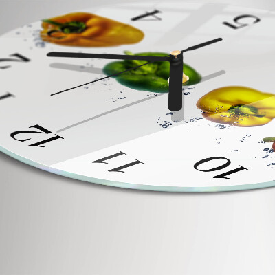 Reloj de pared redondo Pimienta