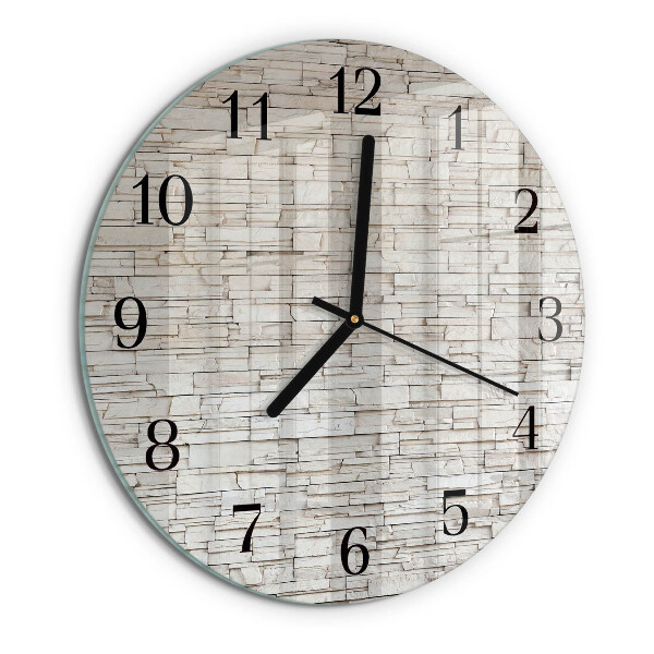 Reloj de pared redondo Escoria de huella