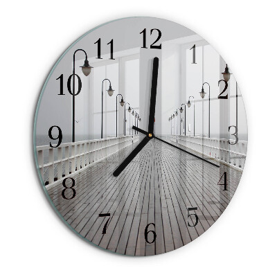 Reloj de pared redondo Muelle