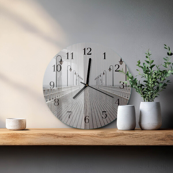 Reloj de pared redondo Muelle