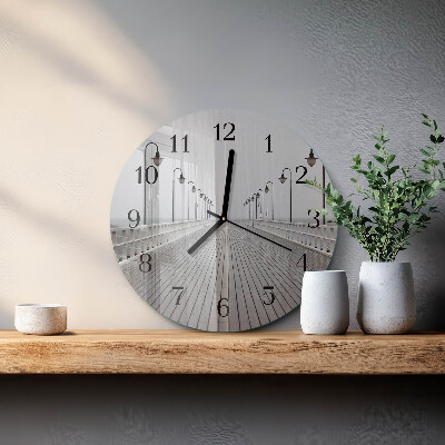 Reloj de pared redondo Muelle