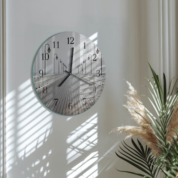 Reloj de pared redondo Muelle