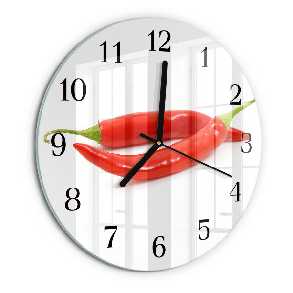 Reloj de pared redondo Ají picante