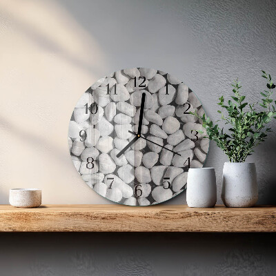 Reloj de pared redondo Piedras