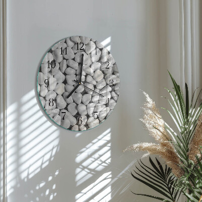 Reloj de pared redondo Piedras