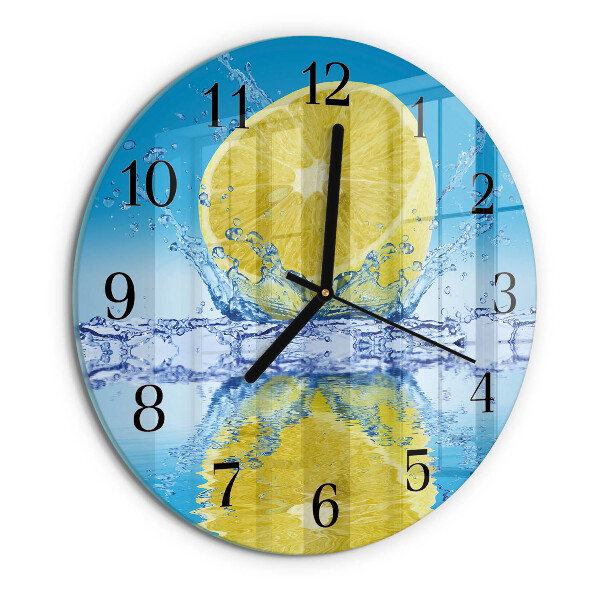 Reloj de pared redondo Cítrico