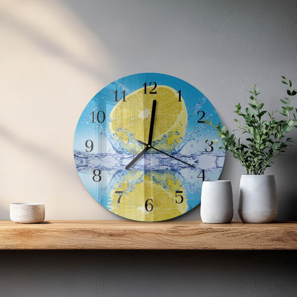 Reloj de pared redondo Cítrico
