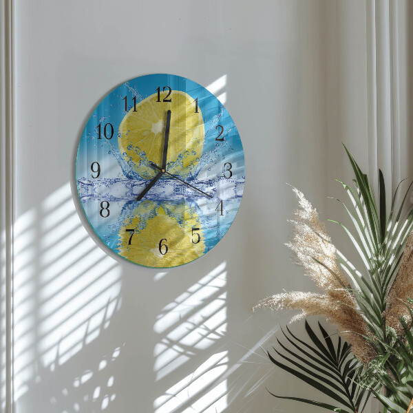 Reloj de pared redondo Cítrico