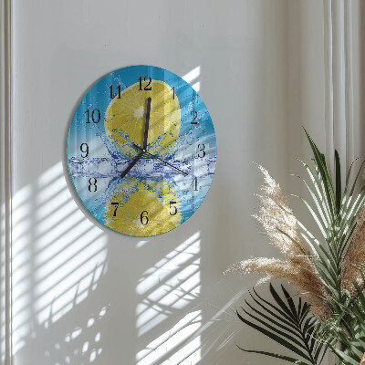 Reloj de pared redondo Cítrico
