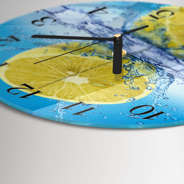Reloj de pared redondo Cítrico