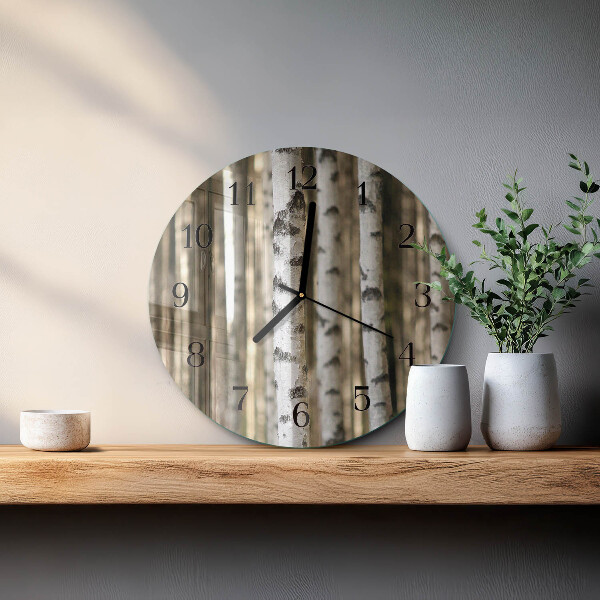 Reloj de pared redondo Abedules