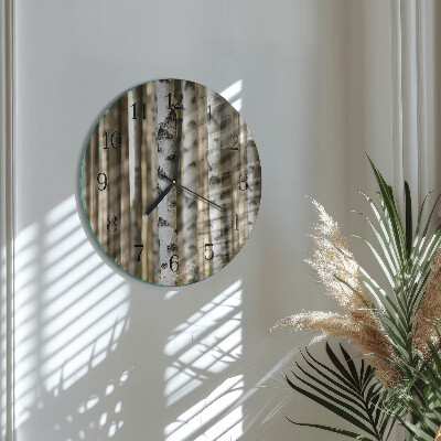 Reloj de pared redondo Abedules