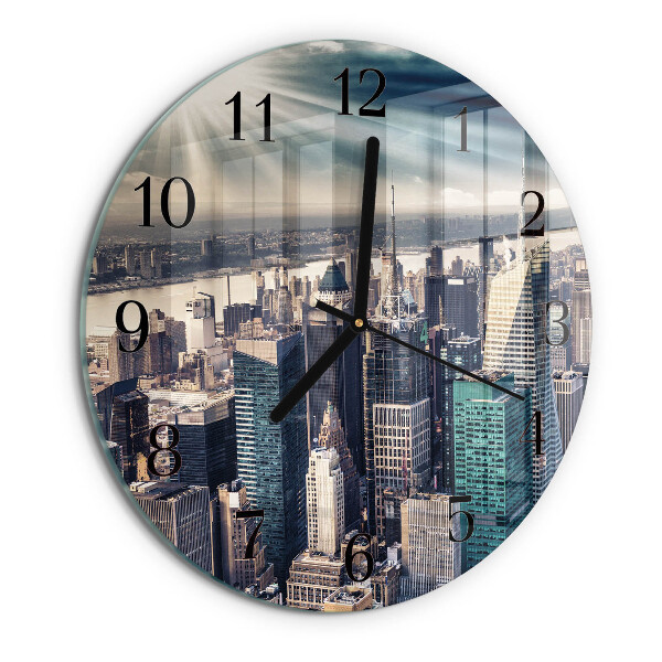 Reloj de pared redondo Ciudad