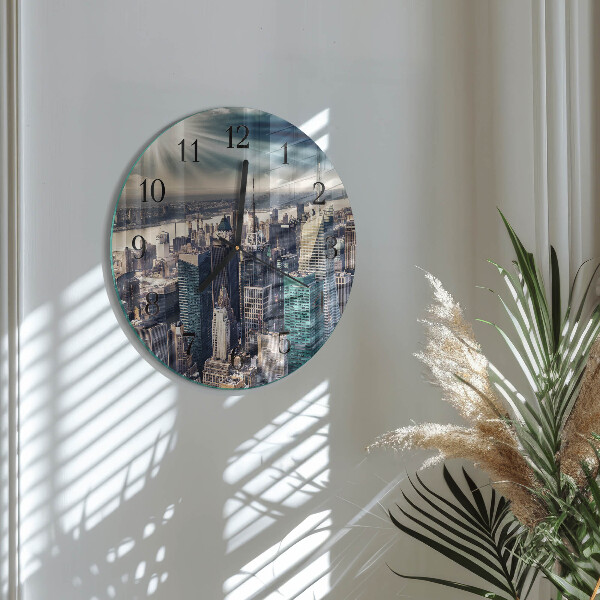 Reloj de pared redondo Ciudad