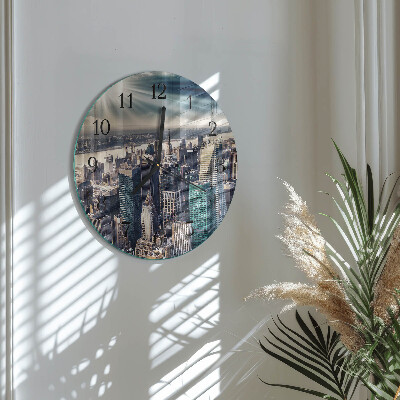 Reloj de pared redondo Ciudad