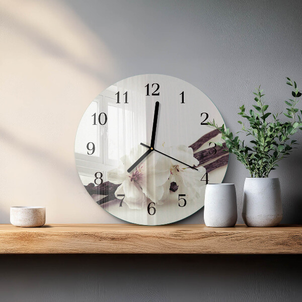 Reloj de pared redondo Vainilla
