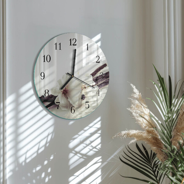 Reloj de pared redondo Vainilla