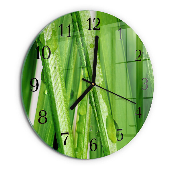 Reloj de pared redondo Césped