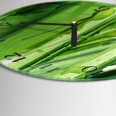 Reloj de pared redondo Césped