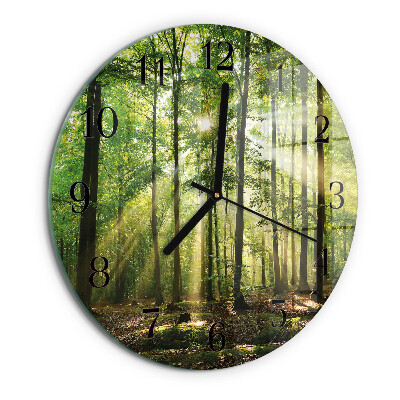 Reloj de pared redondo Naturaleza del bosque