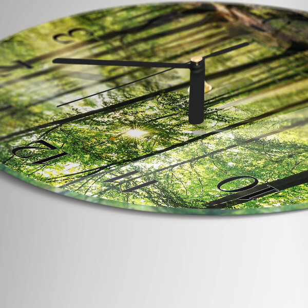Reloj de pared redondo Naturaleza del bosque