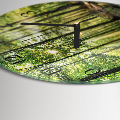 Reloj de pared redondo Naturaleza del bosque