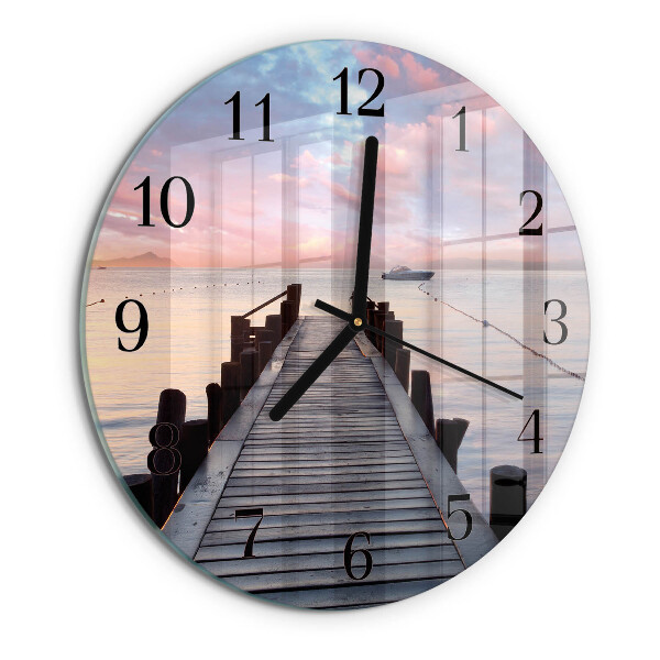 Reloj de pared redondo Puente