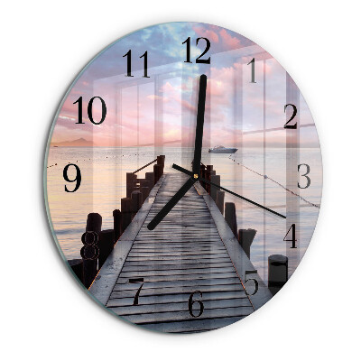 Reloj de pared redondo Puente