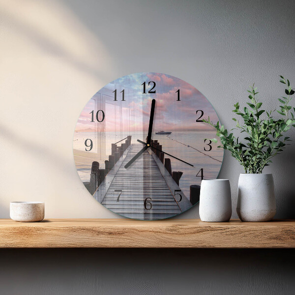 Reloj de pared redondo Puente