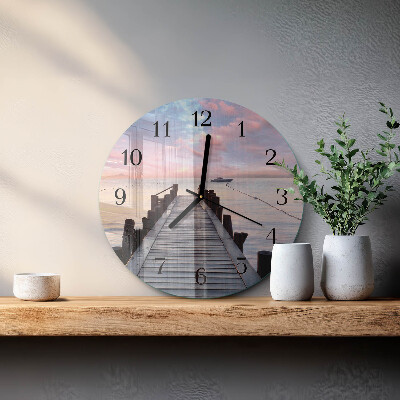 Reloj de pared redondo Puente