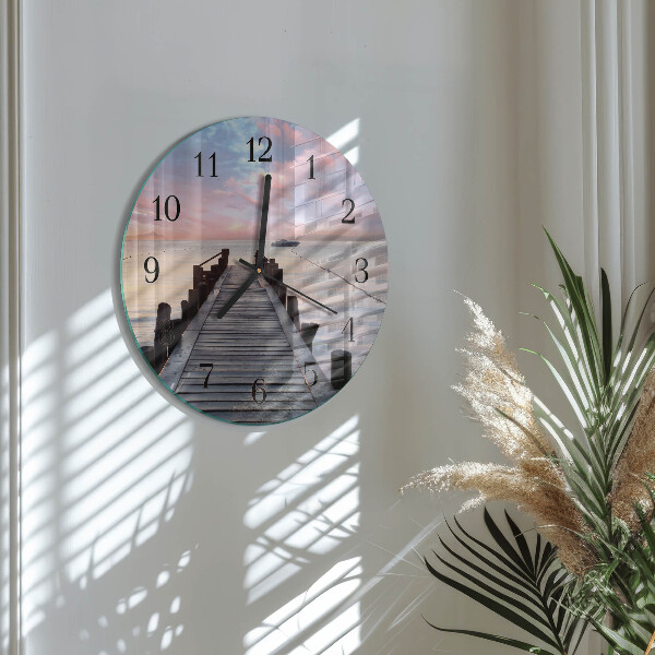 Reloj de pared redondo Puente