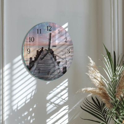 Reloj de pared redondo Puente