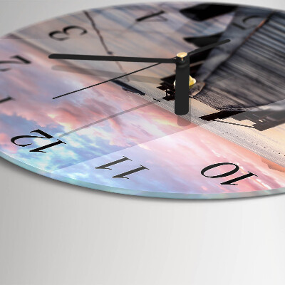 Reloj de pared redondo Puente