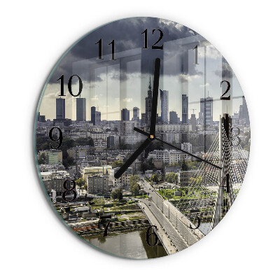 Reloj de pared redondo Varsovia
