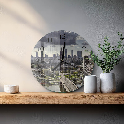 Reloj de pared redondo Varsovia