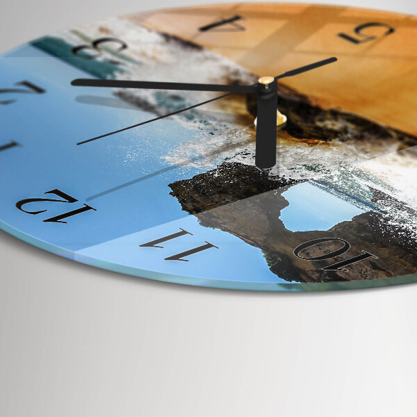 Reloj de pared redondo Playa