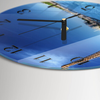Reloj de pared redondo El cielo de París