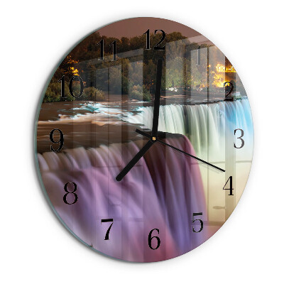 Reloj de pared redondo Cascada