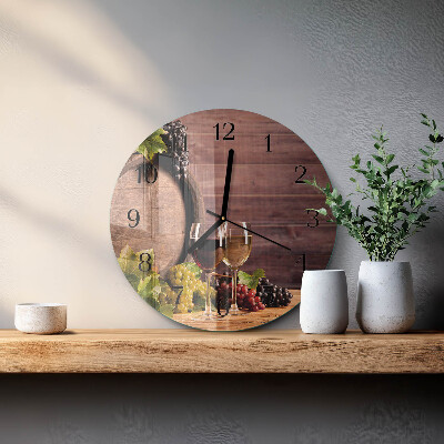 Reloj de pared redondo Uvas