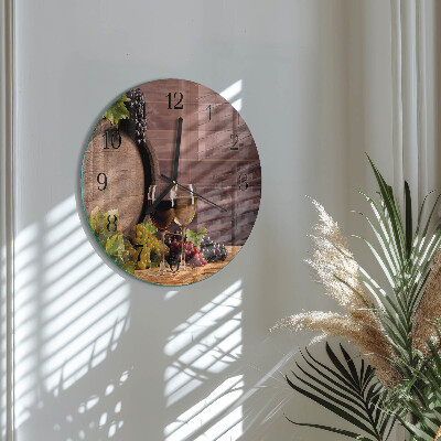 Reloj de pared redondo Uvas