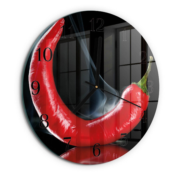 Reloj de pared redondo Ají picante